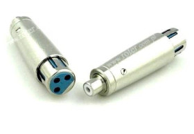 PRZEJŚCIÓWKA GNIAZDO CANON XLR 3P GNIAZDO RCA