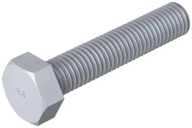 Śruba z łbem sześciokątnym OBO Bettermann 3156794 12 mm 60 mm 50 szt.