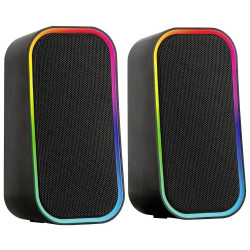 SpeedLink SL-810008-BK TOKEN PC speaker Bluetooth Corded 6W Black RGB