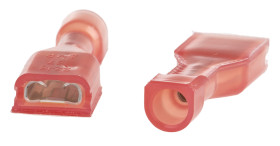 Konektor płaski Żeński 4.75 x 0.81mm długość 0.855cal Izolacja: Izolowane Cyna