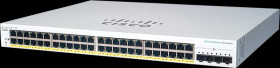 CBS220-48T-4X-EU Switch, 52-Port, Gigabit Ethernet, SFP
