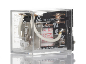 Przekaźnik mocy 240V ac DPDT Omron 1.1W, montaż PCB 18790Ω Styk płytki drukowanej