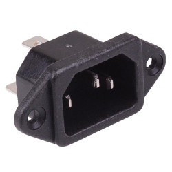 CL1920RB1 Panel Mount IEC C14 Input Socket 15A 250V CLIFF