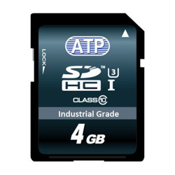 Karta SD SDHC, 4 GB Tak SLC, ATP Industrial Grade -40 → +85°C
