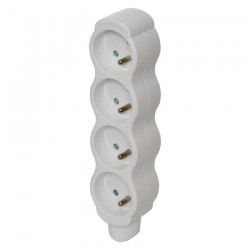 EMOS GNIAZDO ROZBIERALNE PRZENOŚNE 4× P0400N