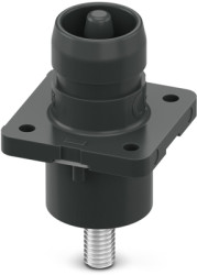 Plug, 1 pole, threaded connection, straight, 1571067