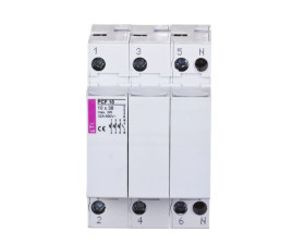 Rozłącznik bezpiecznikowy cylindryczny 3P+N 32A 10x38mm PCF 002550005
