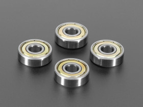 Adafruit Radial Ball Bearing 608ZZ - Set of 4