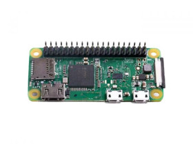 Raspberry Pi Zero WH, WiFi/Bluetooth 4.1, Bluetooth Low Energy, HAT compatible 40-pin header, CSI camera connector, USRT, SPI, I