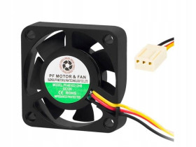 WENTYLATOR 40x40x10mm 40x10mm 4010 12V ŚLIZGOWY 3 PRZEWODY