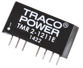 Przetwornica DC-DC, 2W, Uwe 9 → 18 V DC, Uwy 5V dc, Iwy 400mA, TRACOPOWER