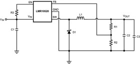 5.5-VIN, 2-A step-down voltage regulator in WSON
