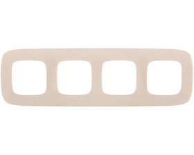 VALENA ALLURE Ramka poczwórna kremowa 754314