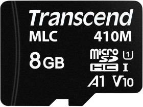 Karta Micro SD MicroSDHC, 8 GB Nie MLC, Transcend USD410M -25 → +85°C