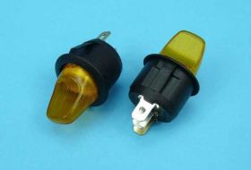 MIRS-101-9HY 6A/250V PODŚW.YELLOW SPST