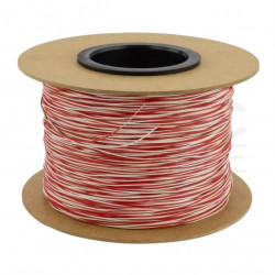 Kabel telekomunikacyjny krosówka TDY 2x0,5mm biało-czerwony 150V montażowy drut Mercor