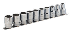 Zestaw nasadek rozmiar napędu 1/2 cala elementy: 10 Bahco
