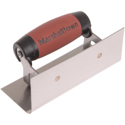 Marshalltown M66SSD Stainless Steel Int Corner Trowel Rounded DuraSoft&#xAE; Handle