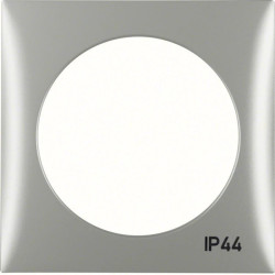 Integro Flow Ramka pojedyncza z nadrukiem /IP44/ bez uszczelki chrom mat lakierowany 918272568