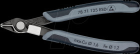 78 71 125 ESD Side cutters 125 mm, with wire clamp, Super-Knips