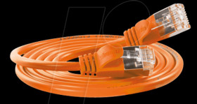 PKW-LIGHT-STP-K6 3.0 OR Cat.6 SLIM light cable, U/FTP, 3,0 m, orange