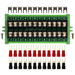 20Amp 2x12 Position Barrier Terminal Block Module