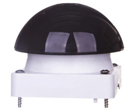 Napęd przycisku grzybkowego dłoniowego czarny IP67 FAK-S 095540