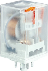 Przekaźnik przemysłowy 2P 10A 120V DC dioda przeciwprzep, do gniazd wtykowych R15-2012-23-1120-WTD 804533