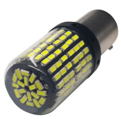 Dioda LED BA15S P21W 144SMD 12V 1szt. biała wsteczny/stop 60s max CANBUS żarówka