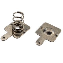 Styk baterii - blaszka + spręż. 10,5x12mm do baterii AA (R6)