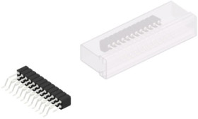 Socket header, 24 pole, pitch 2 mm, straight, BLY9SMD24SM