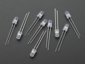 Adafruit Diffused 5mm Fast Flashing RGB LED - 10 pack