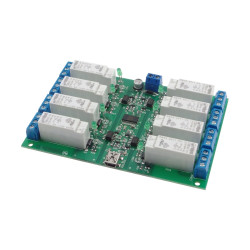 Moduł przekaźników z interfejsem USB - zlutowany KIT AVT 5353