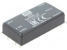 Przetwornica DC/DC 40W 9-36VDC 12VDC Iwyj 3, 34A RSDW40F-12