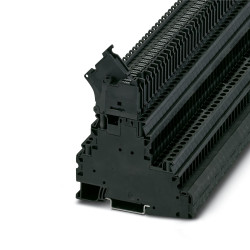 Złączka szynowa bezpiecznikowa Phoenix Contact poziomy: Podwójny 10AWG UT 4 - L/HESILA 30A