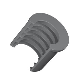 Łącznik do kanałów kablowych Nelco Zatrzaskowe Polipropylen Szary