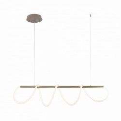 Lampa wisząca BALBO kolor złoty aluminium/metal, LED 3500 Lm barwa regulowana IP20 20006PM-GD Zuma Line