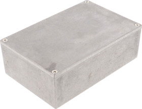 Aluminum die cast enclosure, (L x W x H) 145 x 95 x 49 mm, natural, IP54, 1590J