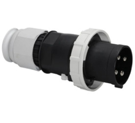Wtyczka TE z zintegrowanym zadławieniem MULTI-GRIP 125A 4p 500V 7h IP67 2196
