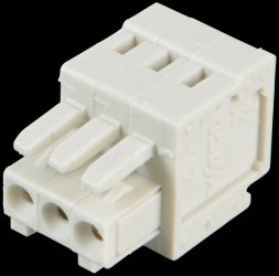734-103 CAGE-CLAMP female multi-point connector, mini, RM 3.5, 3-pin