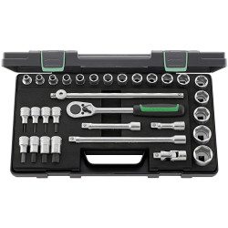 Stahlwille 52/54/25/6 KN Bit set 1/2&quot; (12.5 mm) 31-piece 96031239