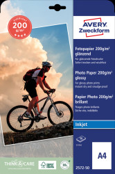 2572-50 Inkjet photo paper DIN A4, 200 g/m², 50 sheets