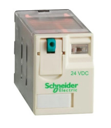 Przekaźnik mocy wtykowy, Zelio RPM, 2 styki przełączne, 24 V DC RPM21BD