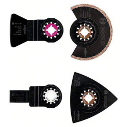 Bosch 2609256978 Multitool Set; 4-Piece; Tile &amp; Mortar Renovation Tool