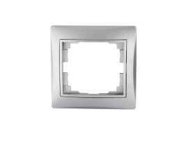 DOMO Ramka 1 pojedyncza pozioma 01-1460-043 srebrny 24880 KANLUX