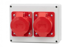 Rozdzielnica R-190 - gniazda 16A 5p, 32A 5p