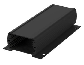 Aluminum enclosure kit, (L x W x H) 57 x 150 x 32 mm, black, IP65, 84306150.HMT1