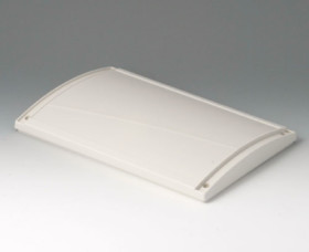 Cover, SL, convex, closed, ABS, (W x H x D) 263 x 28 x 180 mm, white, for DATEC-TERMINAL SL, B4026637