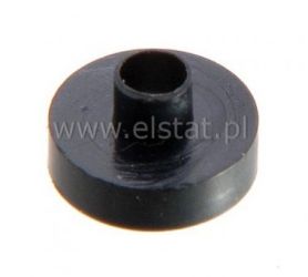 Tulejka TO126 podkładka 8mm śr=2,5mm czarna