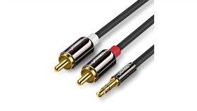 Kabel Ugreen Av116 10591 Audio Mini Jack 3,5 Mm (Męski) / 2Rca (Męski) 5M -...